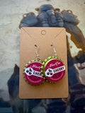 Nuka-Cola Inspired Cap earrings