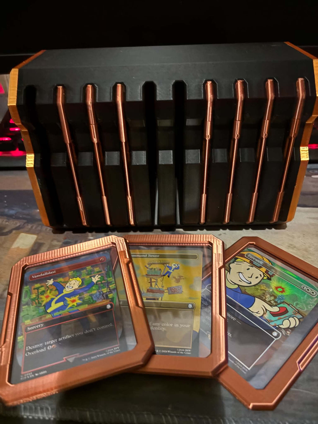 10 Card Storage System
