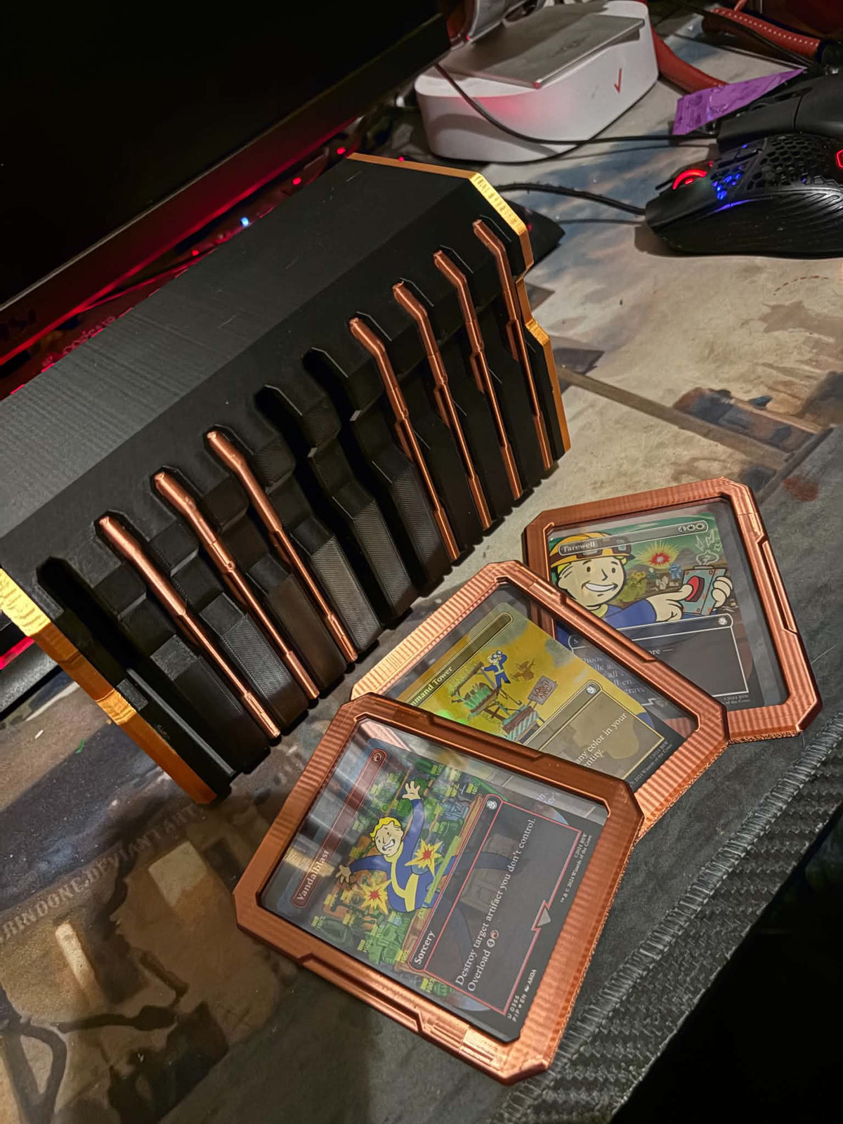 10 Card Storage System